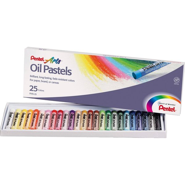 Pentel Oil Pastel Set, PK150 PHN-25